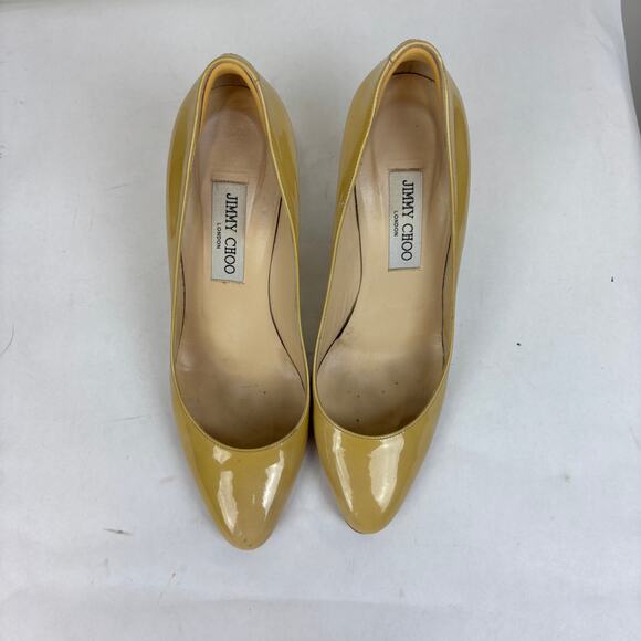 Jimmy Choo Patent Leather High Heels Pumps Women's 39 US 9 - Picture 6 of 13